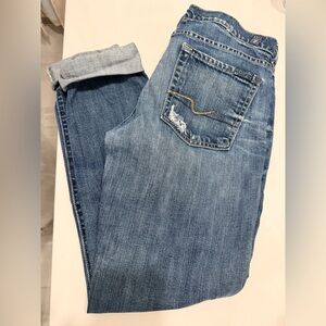 7 For All Mankind Josefina Light Blue Boyfriend Jeans